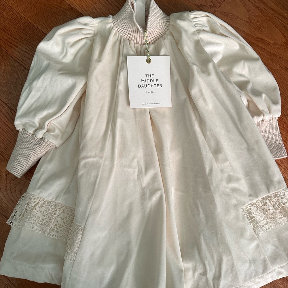 Cream Formal Kids Dress